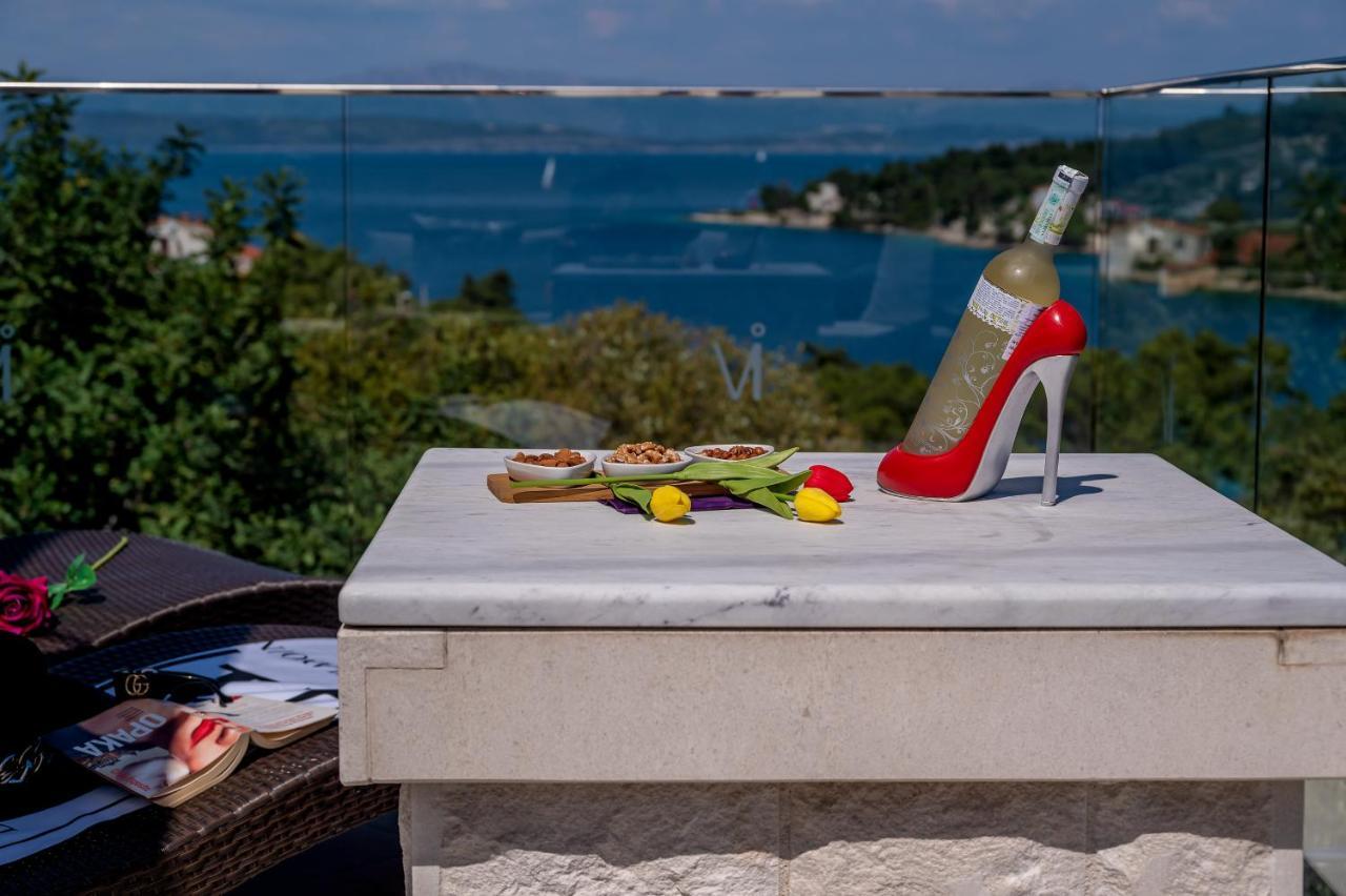 Uniquely Designed Villa Ivana With Outdoor Jacuzzi Nearby The Pebble Banje Beach At The Island Of Solta Rogac ภายนอก รูปภาพ